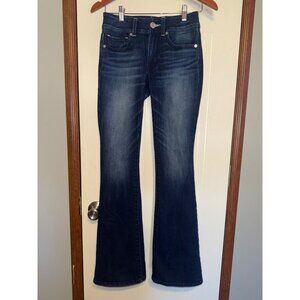 American Eagle Dark Wash Kick Boot Jeans Size 6